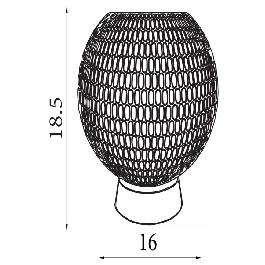 Searchlight - LED stolna lampa MILA LED/0,6W/3xAAA smeđa