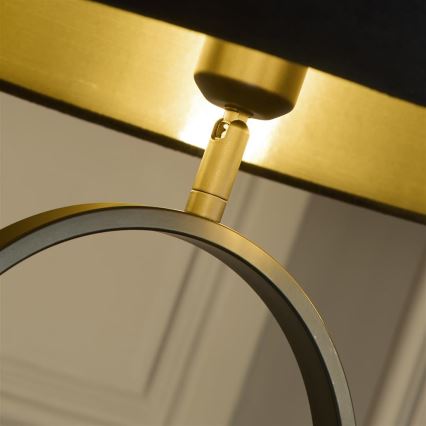 Searchlight - Podna lampa MODISH 1xE27/60W/230V crna