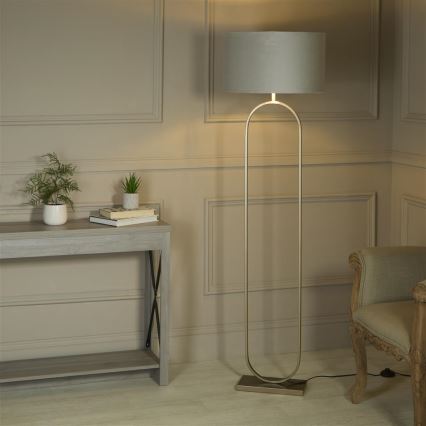 Searchlight - Stojeća lampa MODISH 1xE27/60W/230V siva