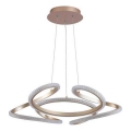 Searchlight - LED luster s mogućnošću prigušivanja na sajli DOODLE LED/40W/230V mesing