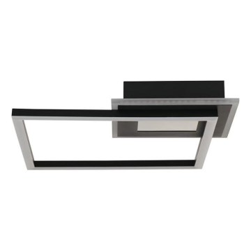 Searchlight - LED prigušivo stropno svjetlo QUADRATE LED/24W/230V 36x36 cm crno