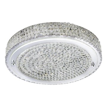 Searchlight - LED Stropna svjetiljka FLUSH LED/24W/230V pr. 40 cm krom