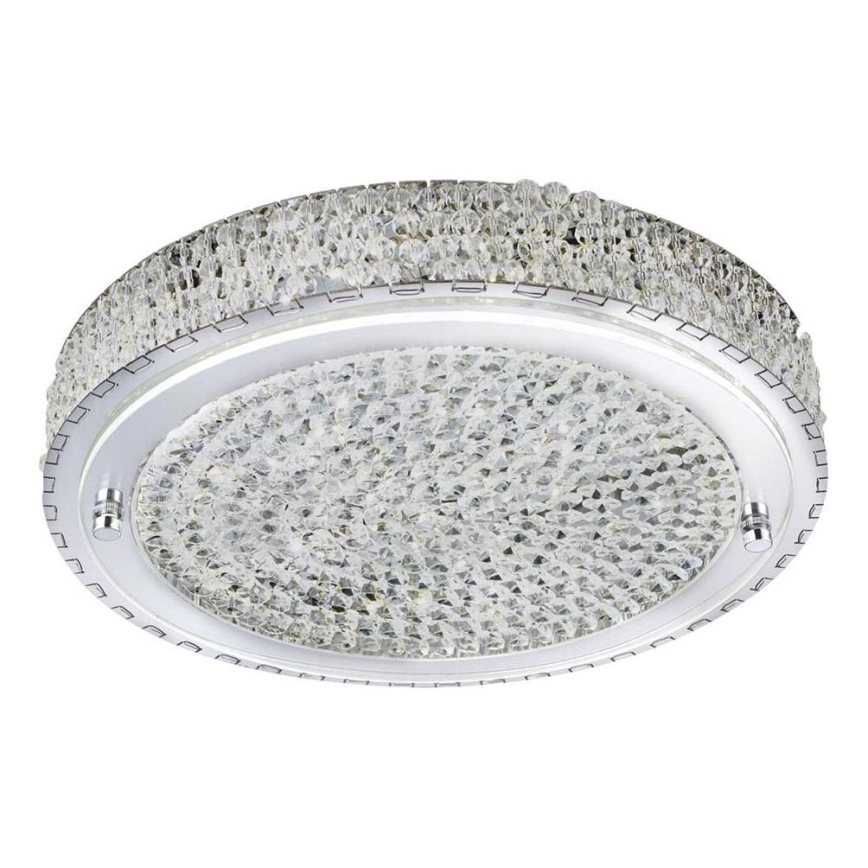 Searchlight - LED Stropna svjetiljka FLUSH LED/24W/230V pr. 40 cm krom