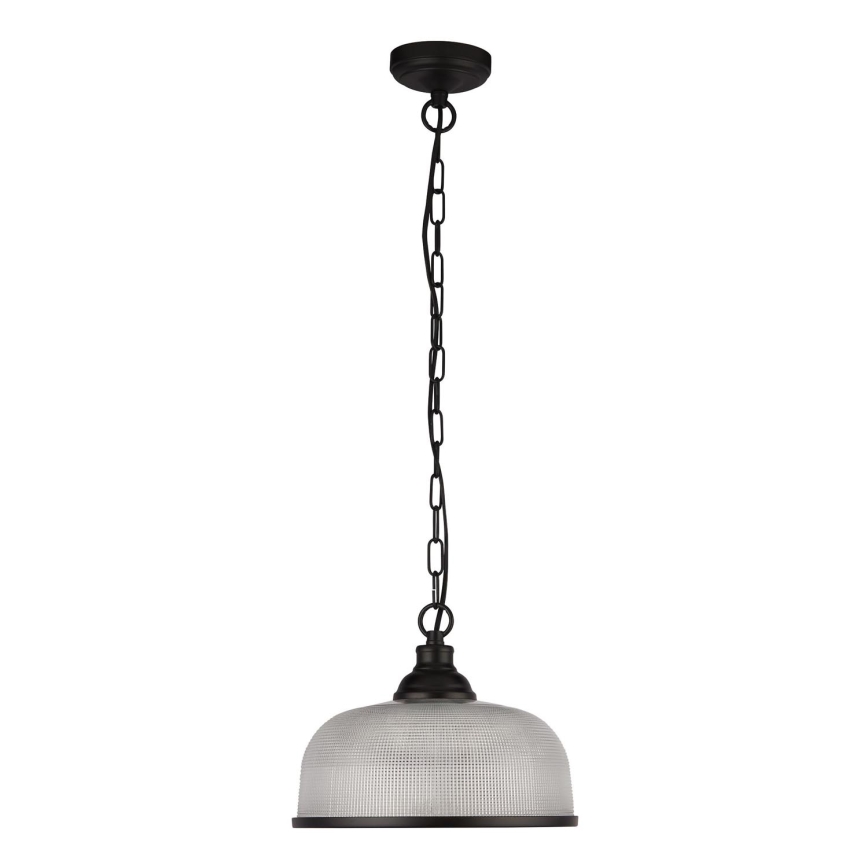 Searchlight - Luster na lancu BISTRO 1xE27/60W/230V crna