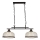 Searchlight - Luster na lancu BISTRO 2xE27/60W/230V crna