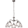 Searchlight - Luster na lancu BISTRO 5xE27/60W/230V sjajni krom