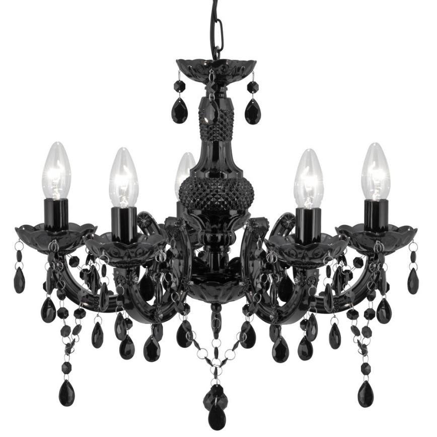 Searchlight - Luster na lancu MARIE 5xE14/40W/230V