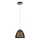Searchlight - Luster na sajli 1xE27/60W/230V pr. 19 cm crna