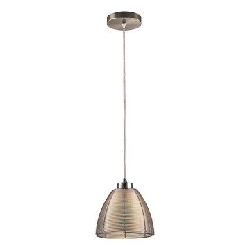 Searchlight - Luster na sajli 1xE27/60W/230V pr. 19 cm sjajni krom