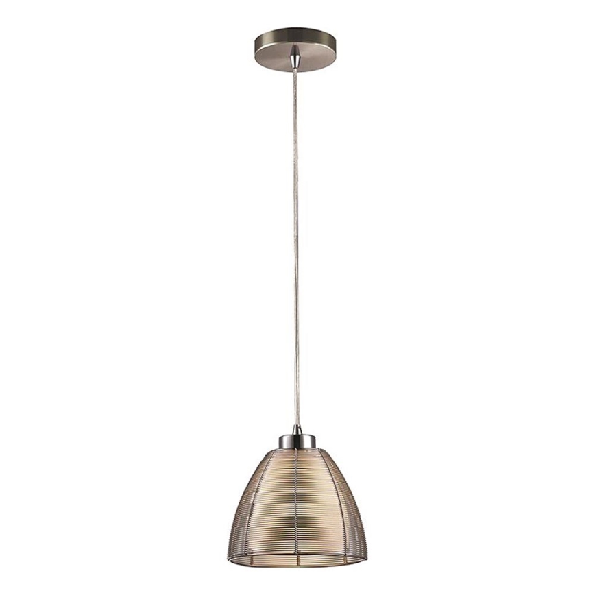 Searchlight - Luster na sajli 1xE27/60W/230V pr. 19 cm sjajni krom