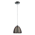 Searchlight - Luster na sajli 1xE27/60W/230V pr. 19 cm smeđa