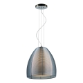 Searchlight - Luster na sajli 1xE27/60W/230V pr. 30 cm sjajni krom