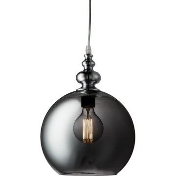 Searchlight - Luster na sajli BALLS 1xE27/60W/230V crna