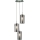 Searchlight - Luster na sajli DUO 3xE14/60W/230V antracit