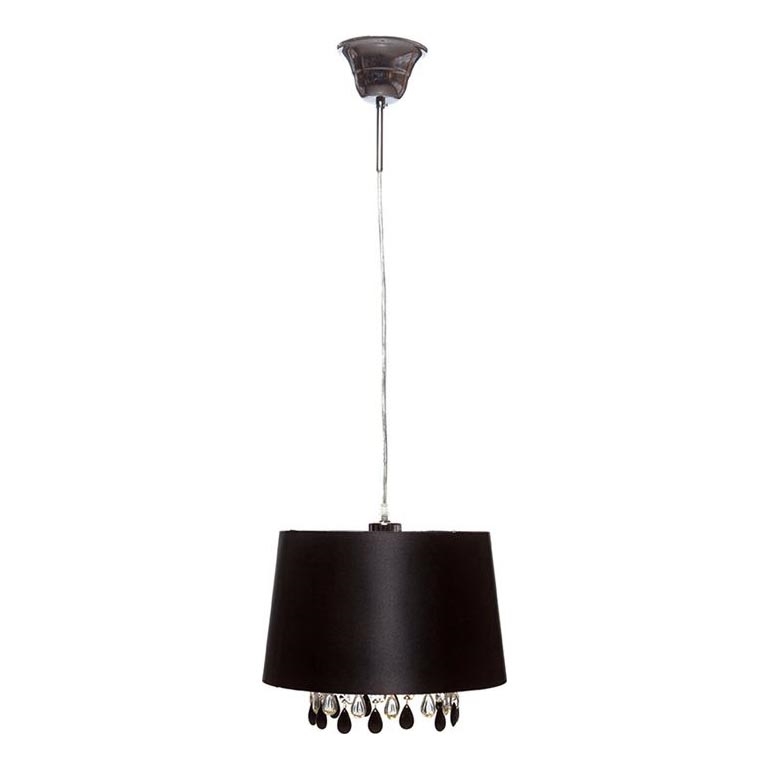 Searchlight - Luster na sajli LILA 1xE27/60W/230V crna