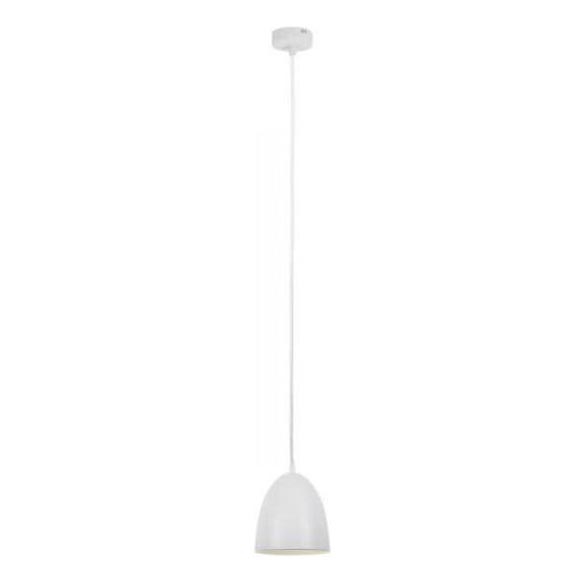 Searchlight - Luster na sajli METAL 1xE27/60W/230V pr. 28 cm bijela