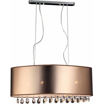 Searchlight - Luster na sajli MOTAN 4xE14/40W/230V bakar