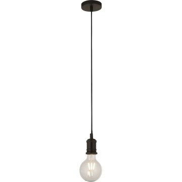 Searchlight - Luster na sajli SUSPENSION 1xE27/60W/230V crna