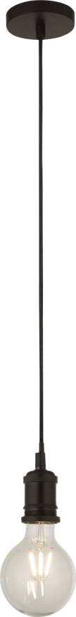Searchlight - Luster na sajli SUSPENSION 1xE27/60W/230V crna
