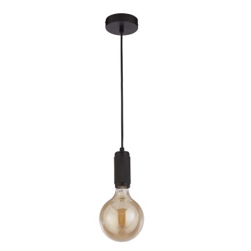 Searchlight - Luster na sajli SUSPENSION 1xE27/60W/230V crni