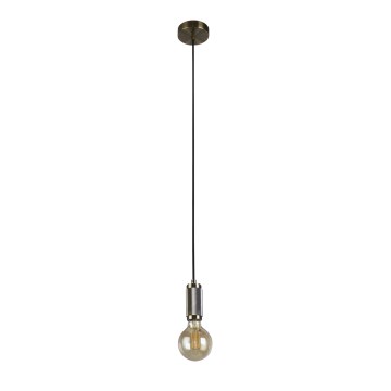 Searchlight - Luster na sajli SUSPENSION 1xE27/60W/230V mesing