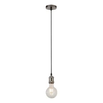 Searchlight - Luster na sajli SUSPENSION 1xE27/60W/230V srebrna