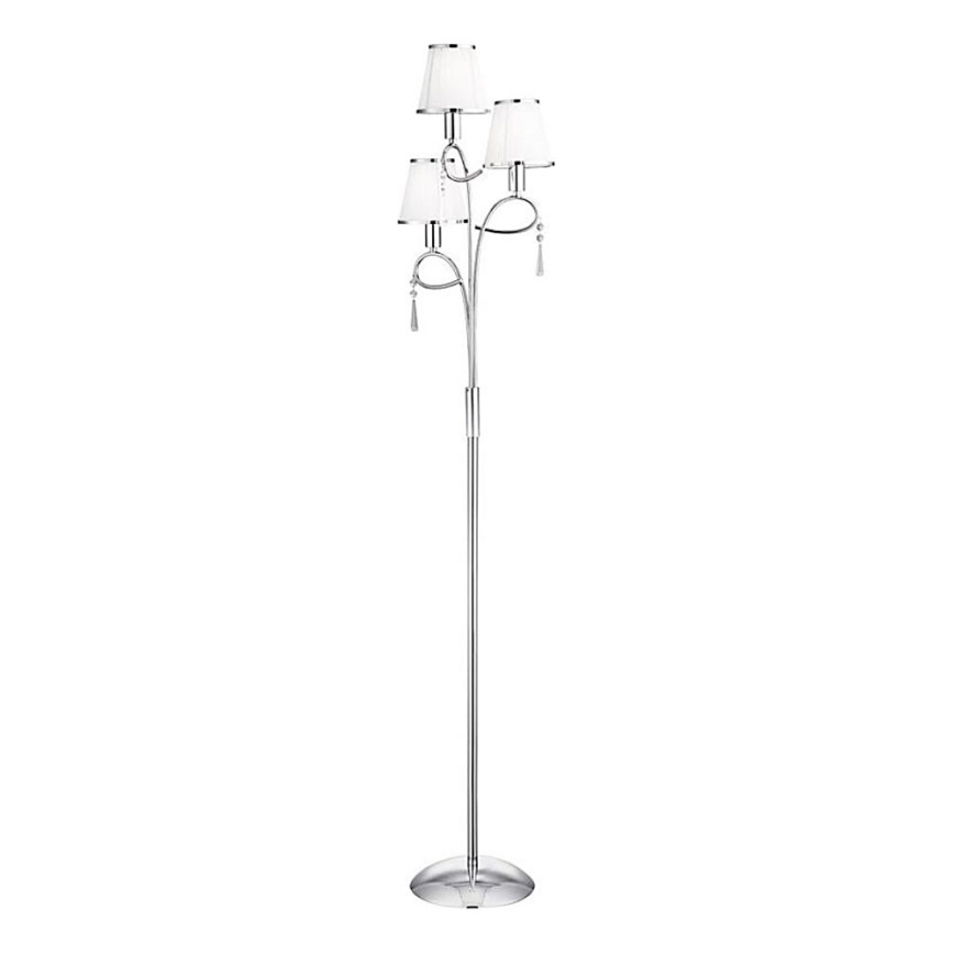 Searchlight - Podna lampa SIMPLICITY 3xE14/60W/230V sjajni krom