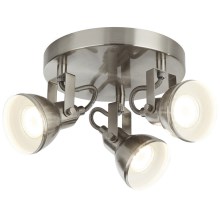 Searchlight - Reflektorska svjetiljka FOCUS 3xGU10/50W/230V krom