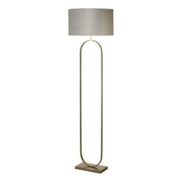 Searchlight - Stojeća lampa MODISH 1xE27/60W/230V siva