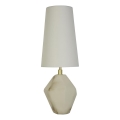 Searchlight - Stolna lampa APEX 1xE27/60W/230V bijela/siva