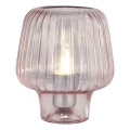 Searchlight - Stolna lampa ARIA 1xE27/10W/230V ružičasta