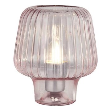 Searchlight - Stolna lampa ARIA 1xE27/10W/230V ružičasta