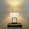Searchlight - Stolna lampa CLARENDON 1xE27/60W/230V crna
