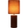 Searchlight - Stolna lampa GROOVE 1xE14/60W/230V bordo
