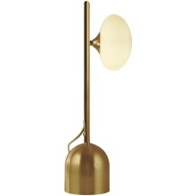 Searchlight - Stolna lampa PEBBLE 1xG9/7W/230V zlatna