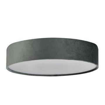 Searchlight - Stropna svjetiljka DRUM 3xE27/60W/230V siva