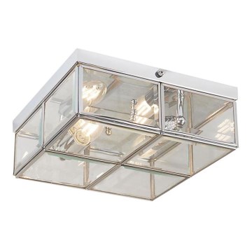 Searchlight - Stropna svjetiljka FLUSH 2xE14/40W/230V sjajni krom