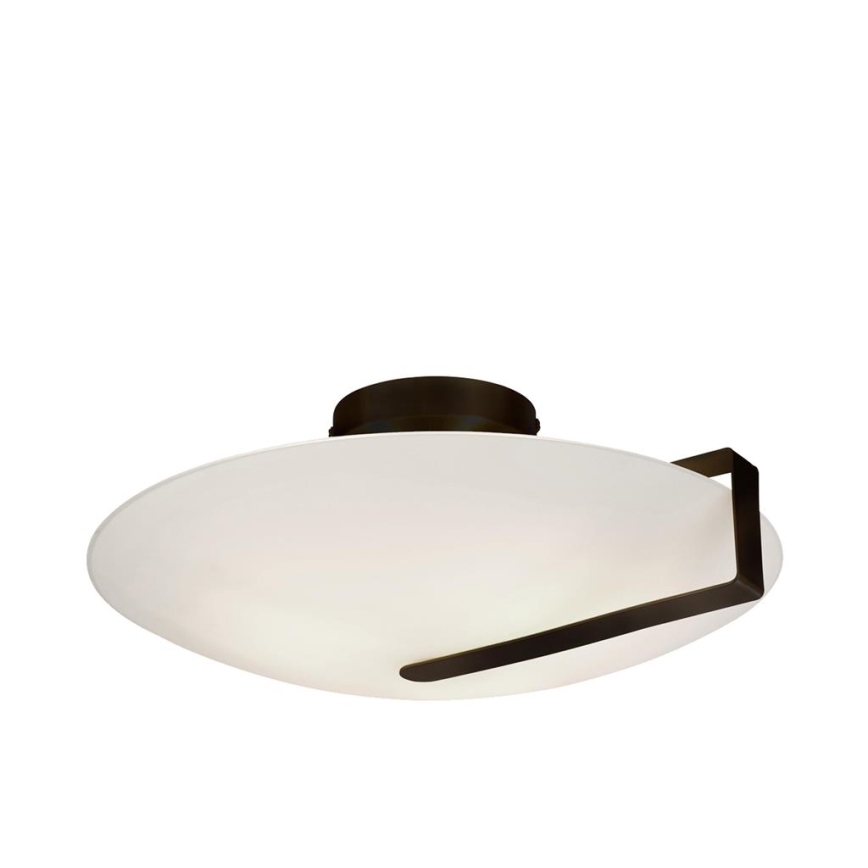 Searchlight - Stropna svjetiljka SUNDIAL 3xE27/40W/230V crna
