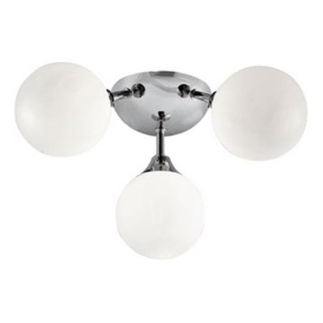 Searchlight - Stropna svjetiljka za kupaonicu FLUSH 3xG9/33W/230V IP44 mat krom