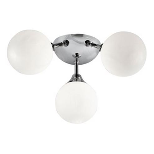 Searchlight - Stropna svjetiljka za kupaonicu FLUSH 3xG9/33W/230V IP44 mat krom