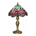 Searchlight - Tiffany stolna lampa DRAGONFLY 1xE27/60W/230V