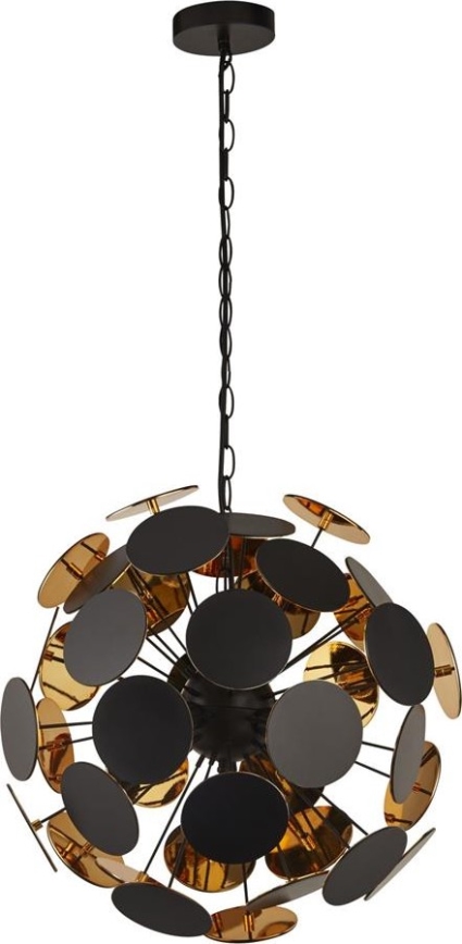 Searchlight - Viseći luster DISCUS na kabelu 4xE14/60W/230V