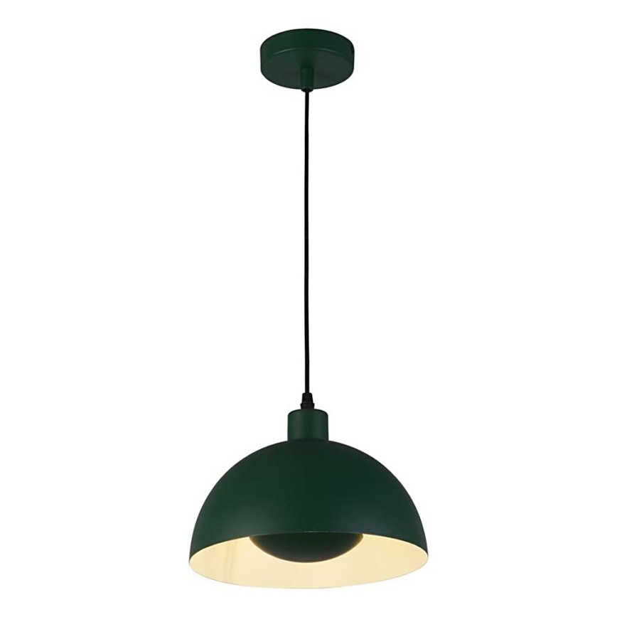 Searchlight - Viseći luster MARS na sajli, 1xE27/60W/230V, Ø 40 cm, zelena