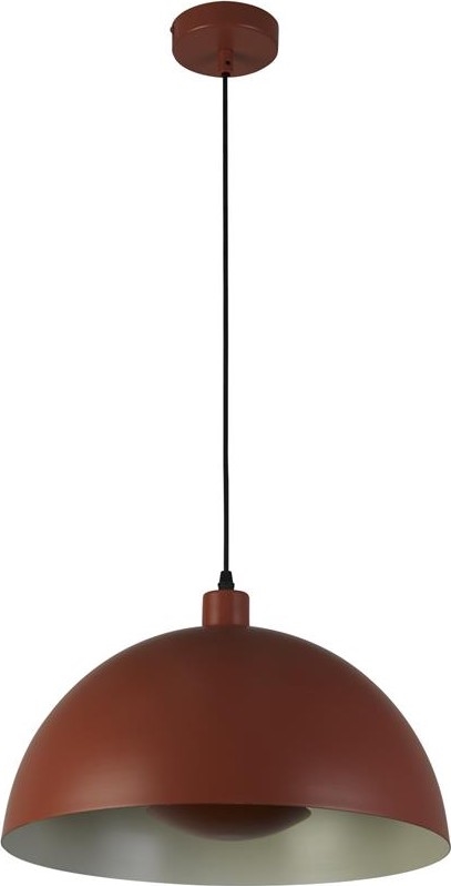 Searchlight - Viseći luster na sajli MARS 1xE27/60W/230V, promjer 25 cm, boje opeke