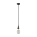 Searchlight - Viseći luster na sajli SUSPENSION 1xE27/60W/230V antracit