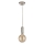 Searchlight - Visilica na sajli SUSPENSION 1xE27/60W/230V srebrna