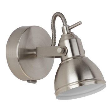 Searchlight - Zidna reflektorska svjetiljka FOCUS 1xGU10/50W/230V mat krom