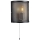 Searchlight - Zidna svjetiljka FISHNET E27/60W/230V crna