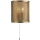 Searchlight - Zidna svjetiljka FISHNET E27/60W/230V zlatna