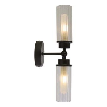 Searchlight - Zidna svjetiljka IMPERIAL 2xG9/33W/230V crna